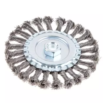 Щетка дисковая Gepard GP0890-125, косичка, 125мм/M14