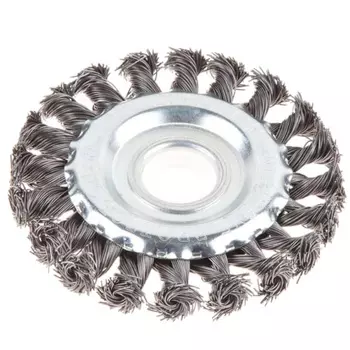 Щетка дисковая Gepard GP0894-100, косичка, 100мм/22мм