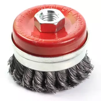 Щетка для шлифовальной машины Gepard GP0860-65, "чашка" косичка 65мм усиленная