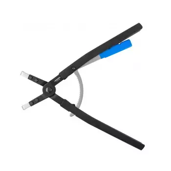 Щипцы Jonnesway P9920B 046102 загнутые 90° с фиксатором для стопорных колец, сжим, 165-300 мм, 4.5-5.5 мм, 500 мм