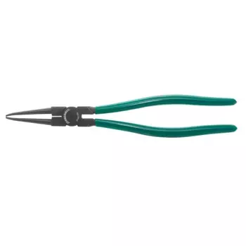 Щипцы прямые для стопорных колец Jonnesway P18012A 046491, удлиненные, с ПВХ рукоятками, сжим, 85-165 мм, 3.5-4.0 мм, 310 мм