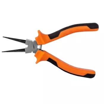 Щипцы прямые для стопорных колец Ombra 440107 055193, с двухкомпонентными рукоятками, сжим, 180 мм, 5-40 мм