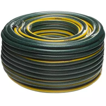 Шланг поливочный Grinda Standard 429000-1/2-50, 15 атм, армированный, трехслойный, 1/2"x50 м