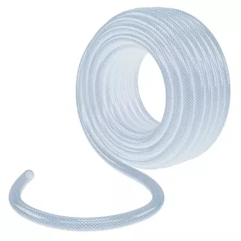 Шланг поливочный прозрачный армированный 3-х слойный Palisad 67362, 1/2", 50м