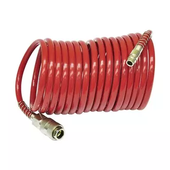 Шланг спиральный для компрессора Elitech (20 м, 5х8 мм, 15 бар, полиамид, рапид) 0704.011800