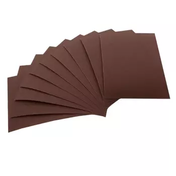 Шлифлист на тканевой основе БАЗ 75670, серия 14а, зернистость 16Н(P80), 240х17 мм, 10шт., водостойкий, Россия