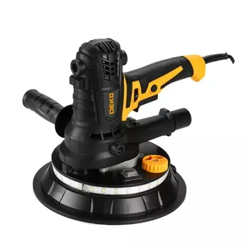 Шлифмашина Deko DKWS950 084-1056 для стен 180 мм, 950 Вт, с LED подсветкой