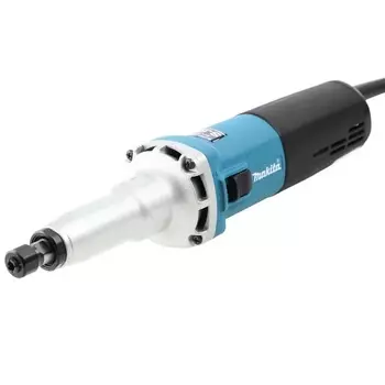 Шлифмашина прямая Makita GD0800C (питание 220 В, патрон 6 мм, по дереву, металлу и бетону, длина провода 2.5 м)