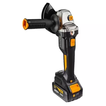 Шлифмашина Runtec PRO RT-AG900, угловая аккумуляторная, 125 мм, 20В, 2*4Ач, 900Вт