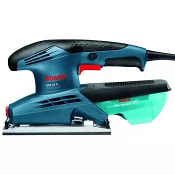 Шлифмашина вибрационная сетевая Bosch GSS 23 A (частота 24000 колебаний/мин, вес 1,7 кг, бумага 93x230 мм)