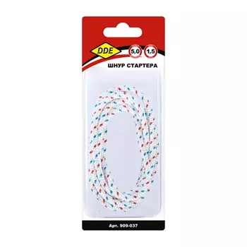 Шнур стартера DDE 909-037 5,0 мм 1,5 м