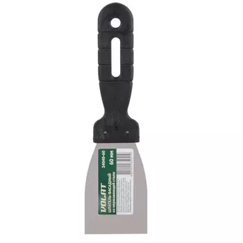 Шпатель фасадный Волат 34040-60, нержавеющая сталь с пластиковой ручкой, 60мм