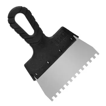 Шпатель фасадный зубчатый РемоКолор 12-1-106 (150 мм, зуб 6х6 мм, нержавеющая сталь)