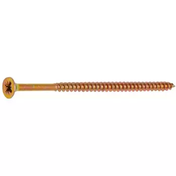 Шуруп Starfix SMC3-25460-250, универсальный 4.0х80 мм желтый цинк (250 шт в картонной упаковке)
