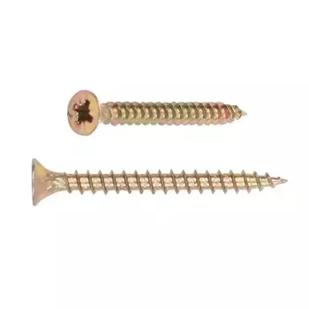 Шуруп Starfix SMC3-35440-250, универсальный 5.0х60 мм желтый цинк (250 шт в карт. уп.)