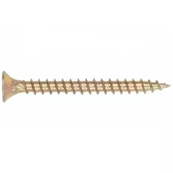 Шуруп Starfix SMZ1-20420-50, универсальный 3.5х40 мм желтый цинк (50 шт в зип-локе)