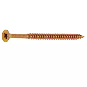 Шуруп универсальный Starfix SM-35460-2000, 5.0х80 мм, желтый цинк (2000 шт в коробе)