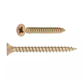 Шуруп универсальный Starfix SMC2-20405-1000, 3.5х25 мм, желтый цинк, 1000 шт. в картонной упаковке