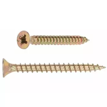 Шуруп универсальный Starfix SMC2-25440-250, 4.0х60 мм желтый цинк (250 шт в карт. уп.)