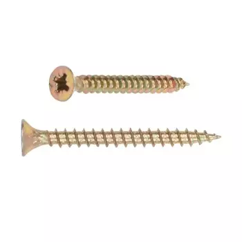 Шуруп универсальный Starfix SMC2-81430-150, 6.0х50 мм, желтый цинк, 150 шт. в картонной упаковке