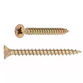 Шуруп универсальный Starfix SMC3-25450-250, 4.0х70 мм желтый цинк (250 шт в карт. уп.)