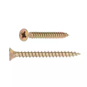 Шуруп универсальный Starfix SMC3-35450-250, 5.0х70 мм желтый цинк (250 шт в карт. уп.)