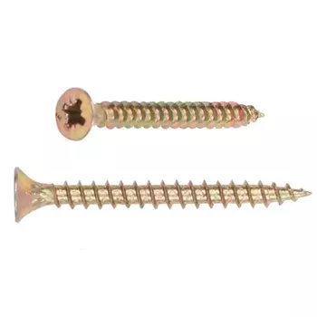 Шуруп универсальный Starfix SMP2-80440-70, 5.0х60 мм желтый цинк (70 шт в пласт. конт.)