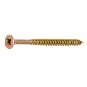 Шуруп универсальный Starfix SMZ1-45460-10, 6.0х80 мм желтый цинк (10 шт в зип-локе)