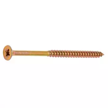 Шуруп универсальный Starfix SMZ2-45480-10, 6.0х100 мм желтый цинк (10 шт в зип-локе)