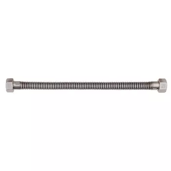 Сильфонная подводка для газа Aqualink 07038, 3/4", вн-вн, 150 см