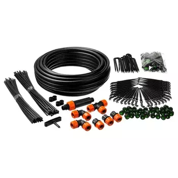 Система капельного полива Grinda 425270-60, 1/2", 18 м шланг, площадь полива 18 кв.м.