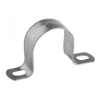 Скобы Светозар 60212-25-50 металлические D31мм, двухлапковые, для крепления металлорукава d=25мм, 50шт