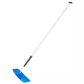 Скребок для уборки снега с крыш Россия 61672 (610х170 мм, длина 2-6 м, с колесами)