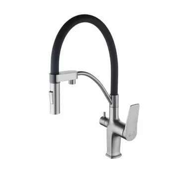 Смеситель для кухни Lemark Bronx LM3761GM