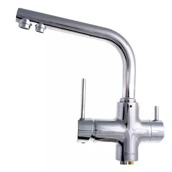 Смеситель для кухни Lemark Comfort LM3061C совмещенный высокий (высота излива 281 мм, 2 ручки)