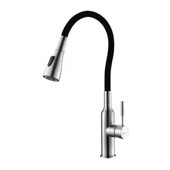Смеситель для кухни Lemark Expert LM5082S-Black сгибающийся