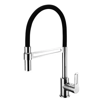 Смеситель для кухни Lemark Soul LM6006C с гибким изливом, хром
