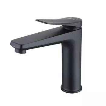 Смеситель для раковины Lemark Bronx LM3737BL (черный матовый)