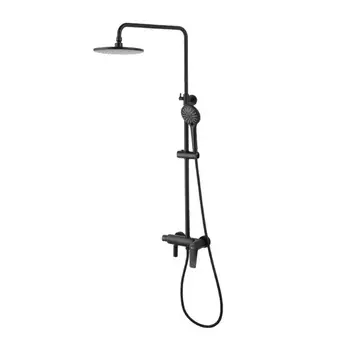Смеситель для ванны и душа Lemark Bronx LM3762BL (черный)