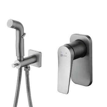Смеситель с гигиеническим душем Lemark Bronx LM3719GM