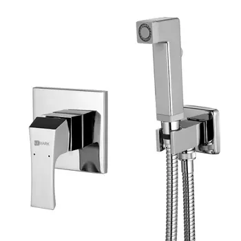 Смеситель Lemark Unit LM4519C с гигиеническим душем встраиваемый, хром