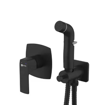 Смеситель Lemark Ursus LM7219BL с гигиеническим душем (санитарный) встраиваемый, черный