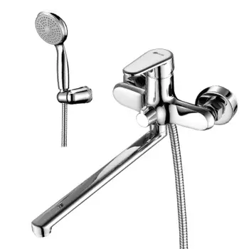 Смеситель с длинным изливом универсальный Lemark Point LM0351C