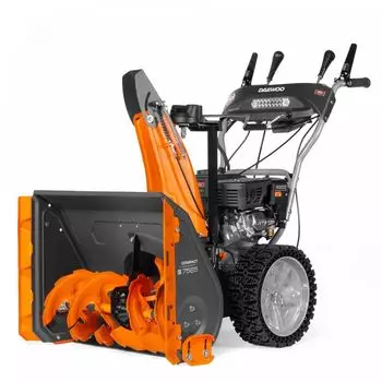 Снегоуборщик бензиновый колесный Daewoo S 7565 (дальность выброса снега 12 м, вес 67.6 кг, ширина захвата 65 см)