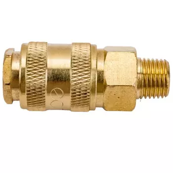 Соединение быстросъемное Eco AB-F/MT14, МАМА х нар. резьба 1/4" (латунь)