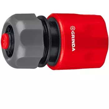 Соединитель с автостопом Grinda 8-426329_z01 из ударопрочной пластмассы, 1/2"