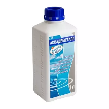 Средство для бассейна Маркопул Кемиклс Аквадеметалл ХИМ38 (для удаления ионов металлов из воды, 1 л)