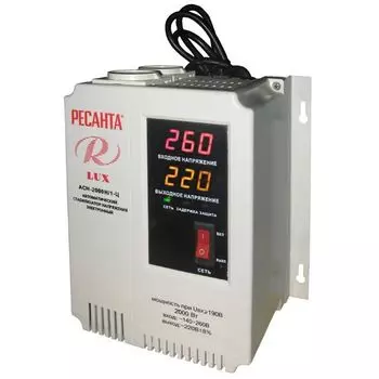 Стабилизатор напряжения Ресанта ACH-2000Н/1-Ц LUX 63/6/15