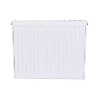 Стальной радиатор отопления Rommer Compact 22 500x800 мм (боковое подключение трубы, RAL9016)