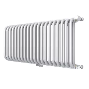 Стальной трубчатый радиатор отопления Rommer RST-203020-010 RST 2030/20 (боковое подключение RAL 9016)